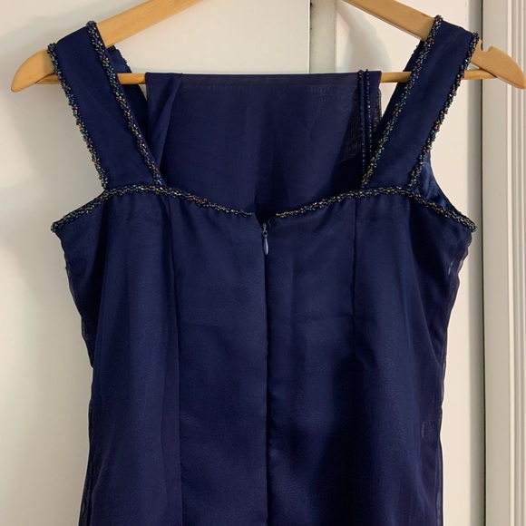 Locally designed blue dress - Picture 3 of 4